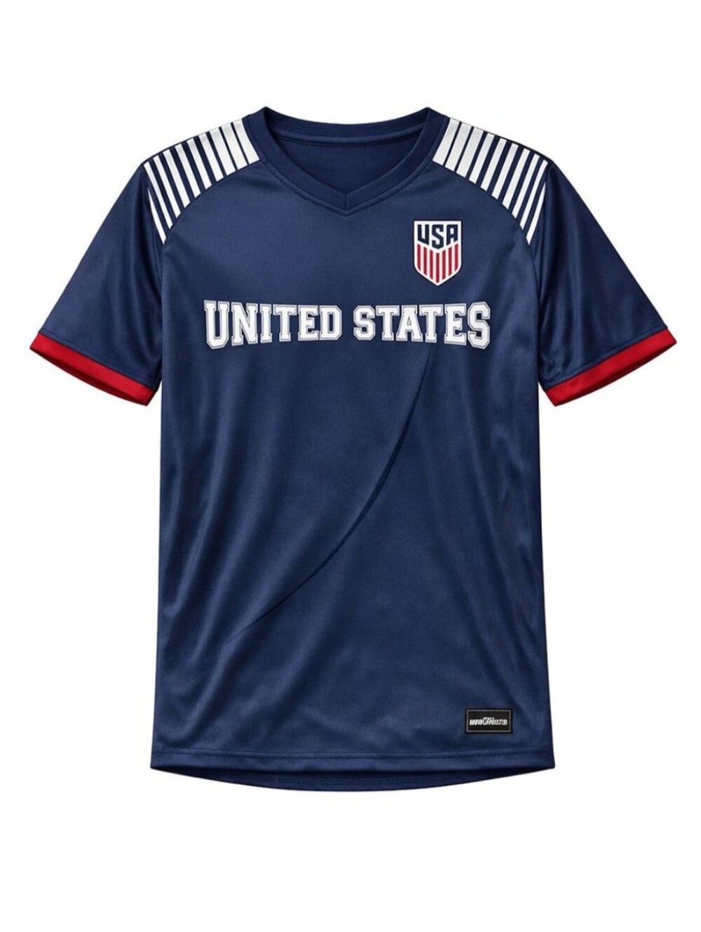 Mens US Soccer Performance Shirt Large Navy Short Sleeve Athletic Tee NWT 🆕